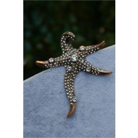 Stoneage RF03751 Kadın Deniz Yıldızı Lüks Bronz Broş