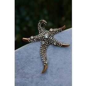 Stoneage RF03751 Kadın Deniz Yıldızı Lüks Bronz Broş