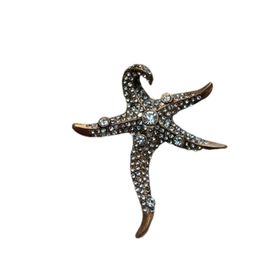 Stoneage RF03751 Kadın Deniz Yıldızı Lüks Bronz Broş