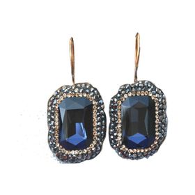 Stoneage RF03774 Kristal Taşlı El Yapımı Küpe