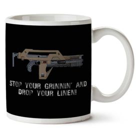 Stop Your Grinnin Drop Your Linen Aliens Baskılı Kupa