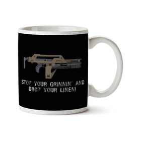Stop Your Grinnin Drop Your Linen Aliens Baskılı Kupa