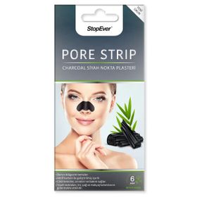 Stopever Charcoal Pore Strip 6'lı Kömürlü Siyah Nokta Plasteri