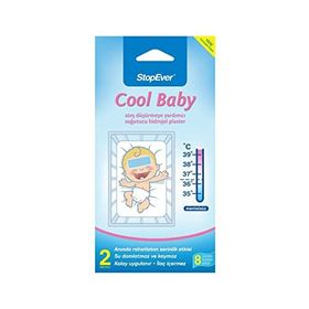 Stopever Cool Baby 4x2 Adet Ateş Düşürmeye Yardımcı Soğutucu Hidrojel Plaster
