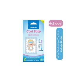 Stopever Cool Baby 4x2 Adet Ateş Düşürmeye Yardımcı Soğutucu Hidrojel Plaster