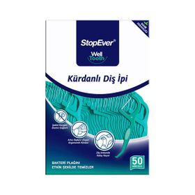 Stopever Weel Tooth Pratik ve Kullanışlı 50 Adet Kürdanlı Diş İpi