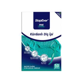 Stopever Weel Tooth Pratik ve Kullanışlı 50 Adet Kürdanlı Diş İpi