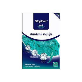 Stopever Weel Tooth Pratik ve Kullanışlı 50 Adet Kürdanlı Diş İpi