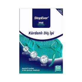 Stopever Weel Tooth Pratik ve Kullanışlı 50 Adet Kürdanlı Diş İpi