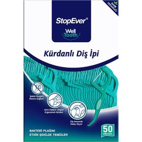 Stopever Weel Tooth Pratik ve Kullanışlı 50 Adet Kürdanlı Diş İpi