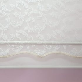 Storburada Çift Mekanizmalı Ekru Beyaz STB45251-V01 EKRU 30 x 200 Tül Perde ve Stor Perde
