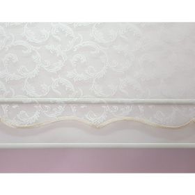 Storburada Çift Mekanizmalı Ekru Beyaz STB45251-V01 EKRU 40 x 200 Tül Perde ve Stor Perde