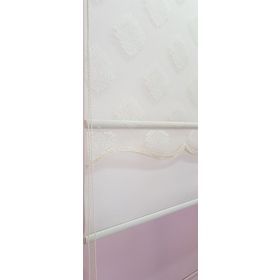 Storburada Çift Mekanizmalı Ekru Stb45239-V105 Ekru 110 X 200 Tül Perde ve Stor Perde