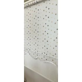 Storburada Çift Mekanizmalı Puantiyeli St 043 Ekru 40 X 200 Tül Perde ve Ekru Stor Perde
