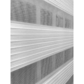 Storburada Pliseli Zebra Beyaz Etek Dilim STB480 180x200 cm Stor Perde