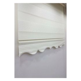 Storburada Pliseli Zebra Ekru Etek Dilim STB481 150x260 cm Stor Perde