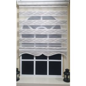 Storburada St 033 180 x 260 Ekru Efektli Etek Dilimli Zebra Stor Perde