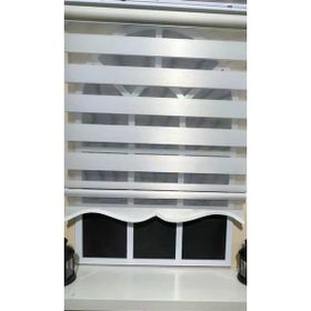 Storburada STB-400-V01 Zebra Beyaz Etek Dilimli 190x260 cm Stor Perde