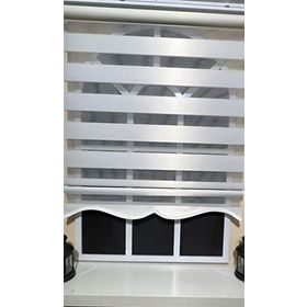 Storburada STB-400-V01 Zebra Beyaz Etek Dilimli 30x200 cm Stor Perde