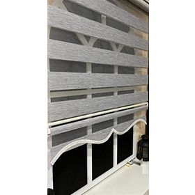Storburada Stb-400-V04 110 x 200 Gri Etek Dilimli Zebra Stor Perde
