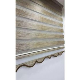 Storburada STB-400-V05 Zebra Kahverengi Etek Dilimli 190x260 cm Stor Perde