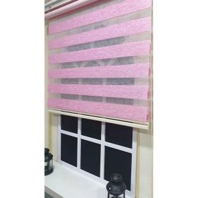 Storburada STB-400-V16 Lux Bambu Zebra Fuşya Pembe Etek Dilimli Renkli 100x200 cm Stor Perde