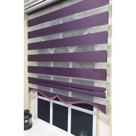 Storburada STB-400-V18 Zebra Etek Dilimli Mor 70x200 cm Stor Perde