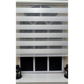 Storburada Stb 400v01-Pd 110x200 Zebra Stor Sert Plastik Kasalı Beyaz Perde