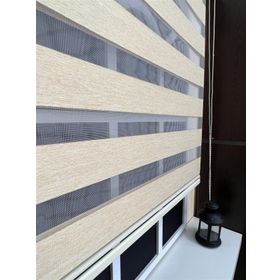 Storburada STB-400V03-PD 150x260 Zebra Stor Sert Plastik Kasalı Sütlü Kahve Perde