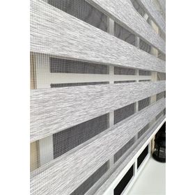 Storburada STB-400V04-PD 200x260 Zebra Stor Sert Plastik Kasalı Gri Perde