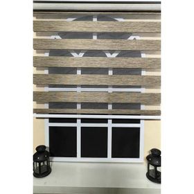 Storburada Stb 400v05-D 200 x 260 Kahverengi Zebra Stor Perde