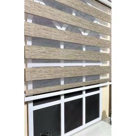Storburada STB-400V05-PD 110x200 Zebra Stor Sert Plastik Kasalı Kahverengi Perde