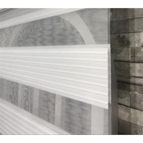 Storburada STB-480 Pliseli Zebra Beyaz Etek Dilimli 100x260 cm Stor Perde