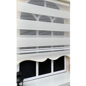 Storburada STB-481 Pliseli Zebra Ekru Etek Dilimli 110x200 cm Stor Perde