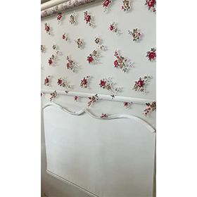 Storburada STB2015-V06 Çift Mekanizmalı Tül Pembe Ekru 90x260 cm Stor Perde