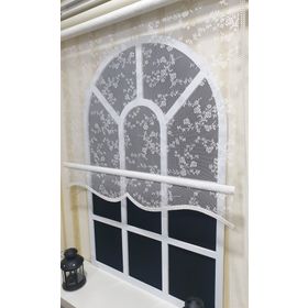 Storburada STB4003 Çift Mekanizmalı Tül Beyaz Ekru 180x200 cm Stor Perde