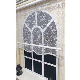 Storburada STB4003 Çift Mekanizmalı Tül Beyaz Ekru 180x200 cm Stor Perde