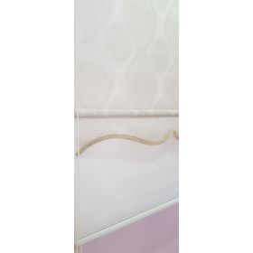 Storburada STB45240-V109 Çift Mekanizmalı Tül Bej Ekru 100x200 cm Stor Perde