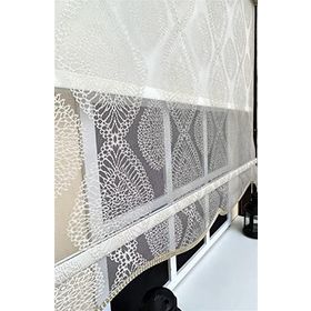 Storburada STB45240-V109 Çift Mekanizmalı Tül Bej Ekru 170x200 cm Stor Perde