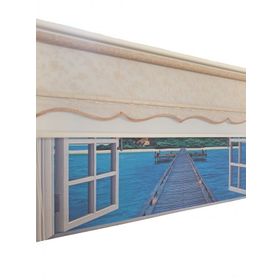 Storburada STB45248-V111 Çift Mekanizmalı Somon Rengi Tül Bej Ekru 90x200 cm Stor Perde