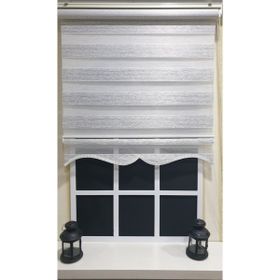 Storburada STB851-V-01 Zebra Çizgli Etek Dilimli Siyah 40x200 cm Stor Perde