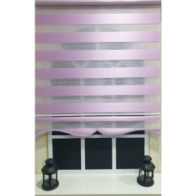 Storburada STB903 Zebra Organze Etek Dilimli Pembe Lila 150x260 cm Stor Perde