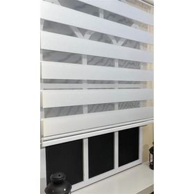 Storburada Z-STB400V01 170x200 Beyaz Etek Dilimli Zebra Stor Perde