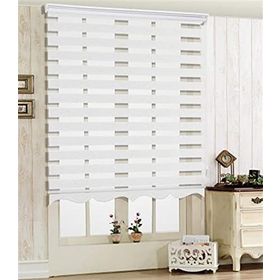 Storburada Z-STB400V02 Zebra Ekru Etek Dilim 30x200 cm Stor Perde