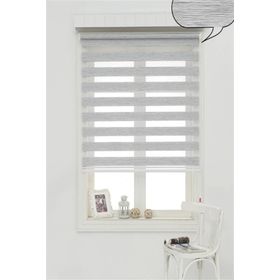 Storburada Z-STB400V04 120 x 200 Gri Etek Dilimli Zebra Stor Perde