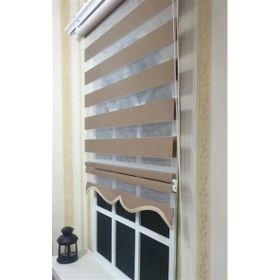 Storburada Zebra Sütlü Kahverengi ST 035 Kahverengi 60 X 200 Stor Perde