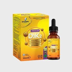 Storm Vitals Vitamin D3 K2 30 ml Damla