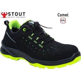 Stout Comet S1PL Siyah İş Güvenliği Ayakkabısı