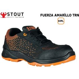 Stout DD 52 Fuerza Amarillo S1P TRN Turuncu Kompozit Burunlu İş Ayakkabısı