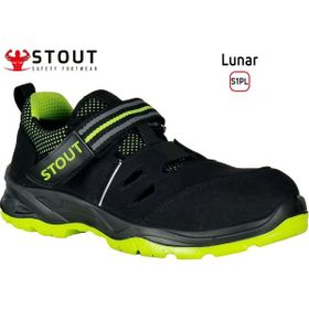 Stout Lunar S1P Kompozit Burunlu Siyah İş Ayakkabısı